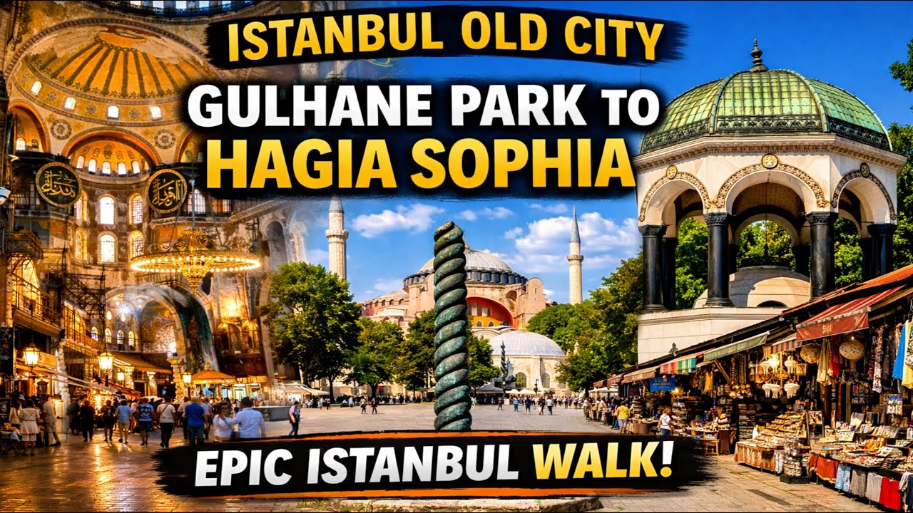 FROM GULHANE PARK TO SULTANAHMET | AYASOFYA & HISTORIC ISTANBUL WALK