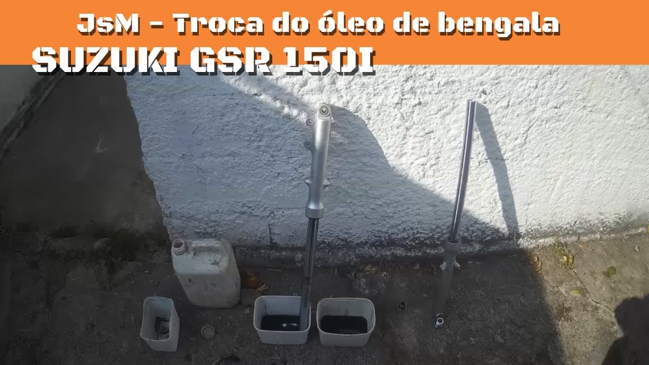 JsM Troca Óleo de Bengala - Suzuki GSR 150i