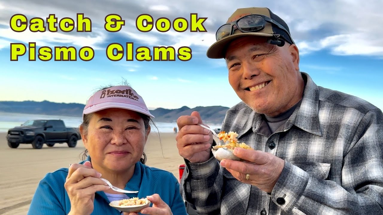 Catch & Cook Clams at Pismo State Beach