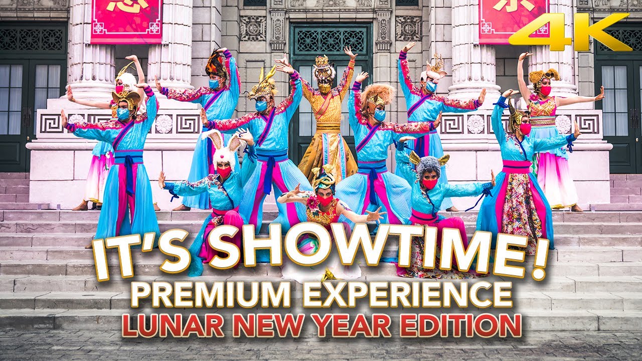 НАЧАЛО ШОУ! Премиум-версия (лунный Новый год) в Universal Studios Singapore | USS