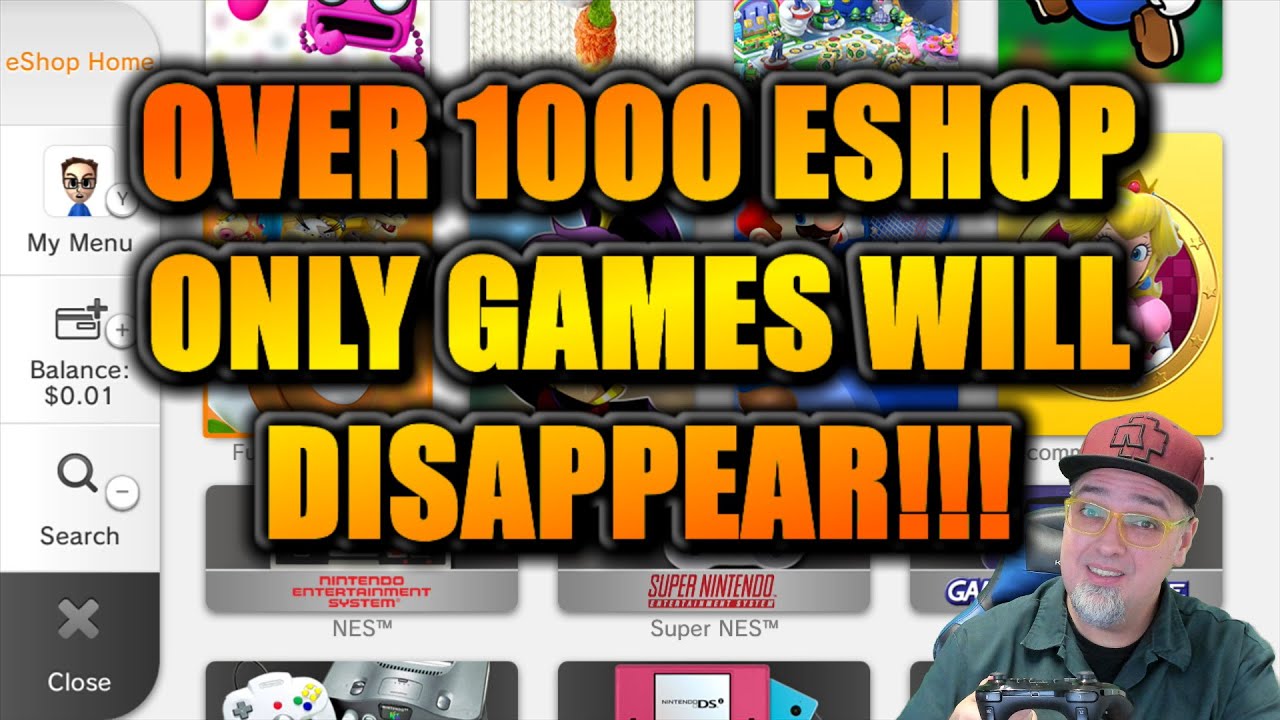 Over 1,000 eShop Only Nintendo Games Will Be Lost By Closing The Wii U & 3DS Stores!