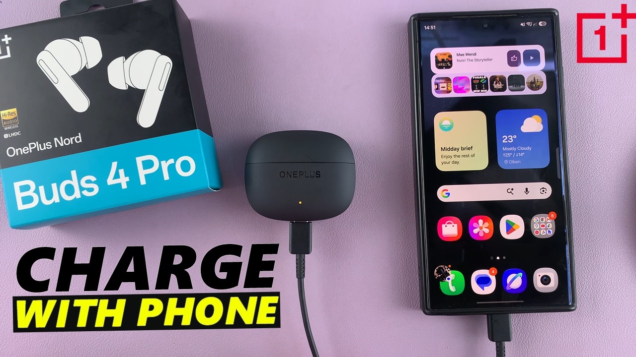 Наушники OnePlus Nord Buds 4 Pro: как заряжать их от телефона