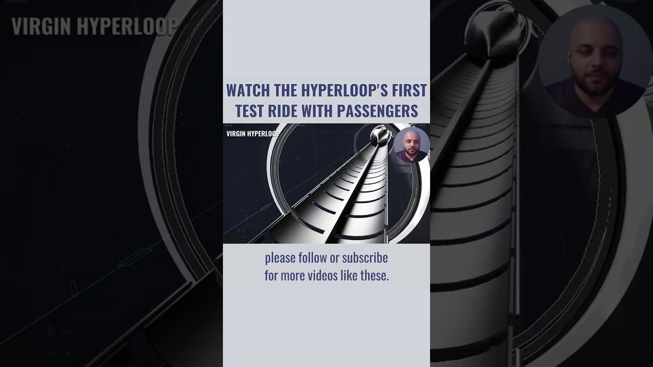 Hyperloop 1st test drive at America successfully launched