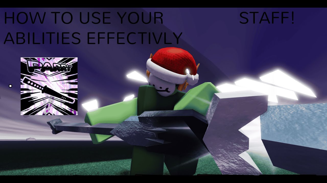 How to use Staff | Roblox Parry!!