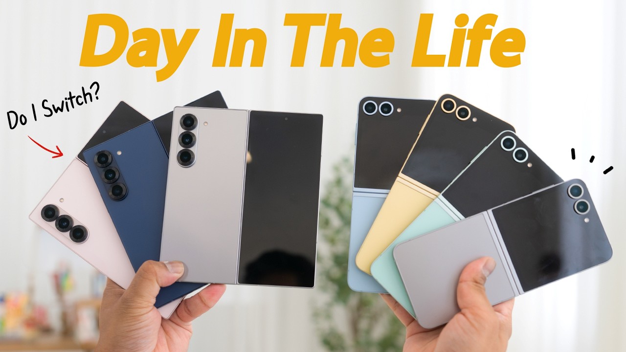 Samsung Galaxy Z Flip 6 & Fold 6: Ultimate Color Comparison & Day in the Life
