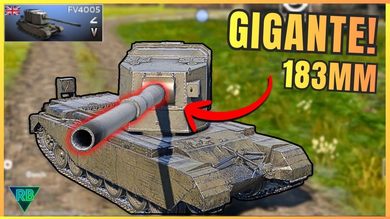 Esse Tanque tem o MAIOR CANHÃO do Jogo! - Warthunder mobile PT-BR 