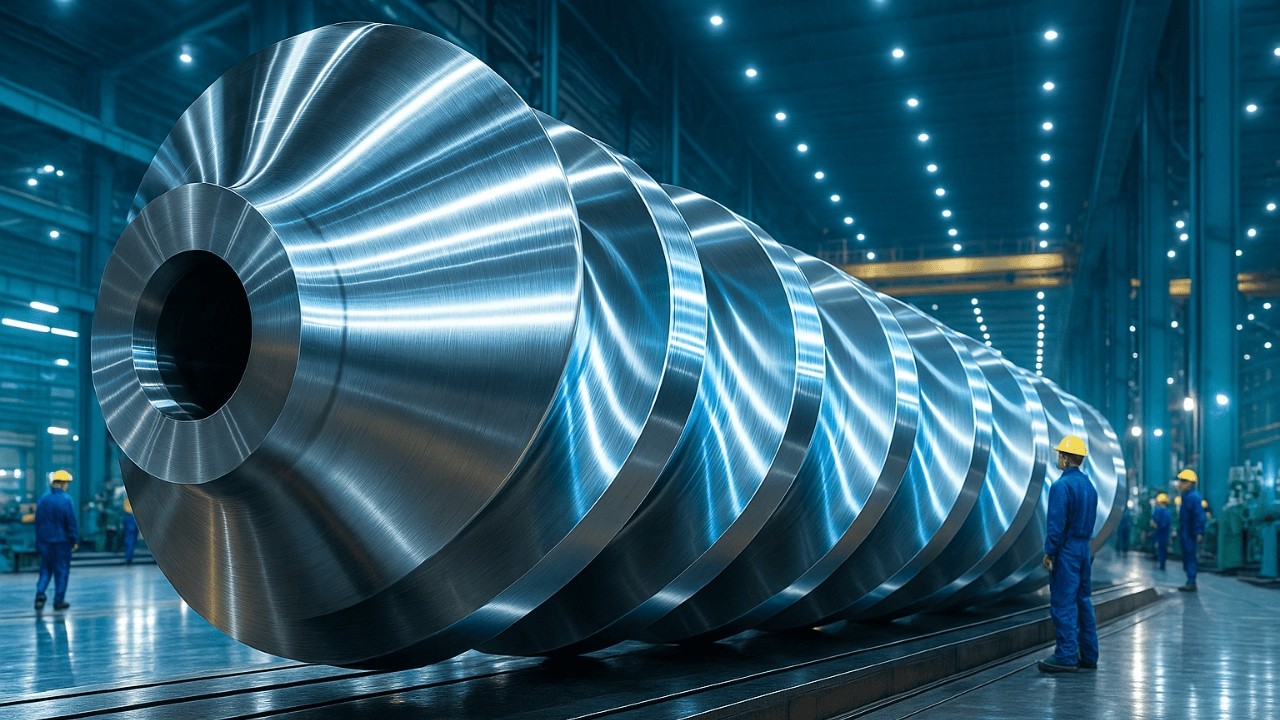 From Molten Steel to Giant CNC Parts &ndash; Incredible Forging & Machining Process