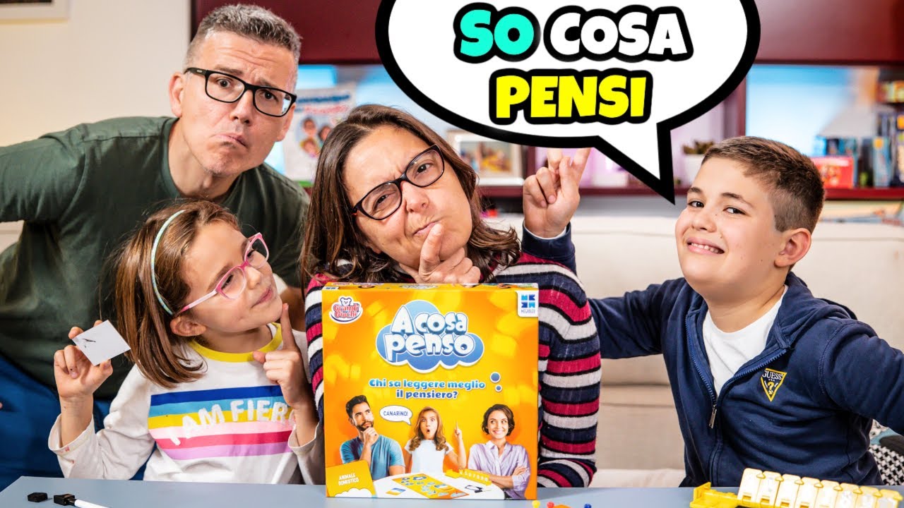 INDOVINA COSA PENSA LA FAMIGLIA GBR con il Gioco A Cosa Penso