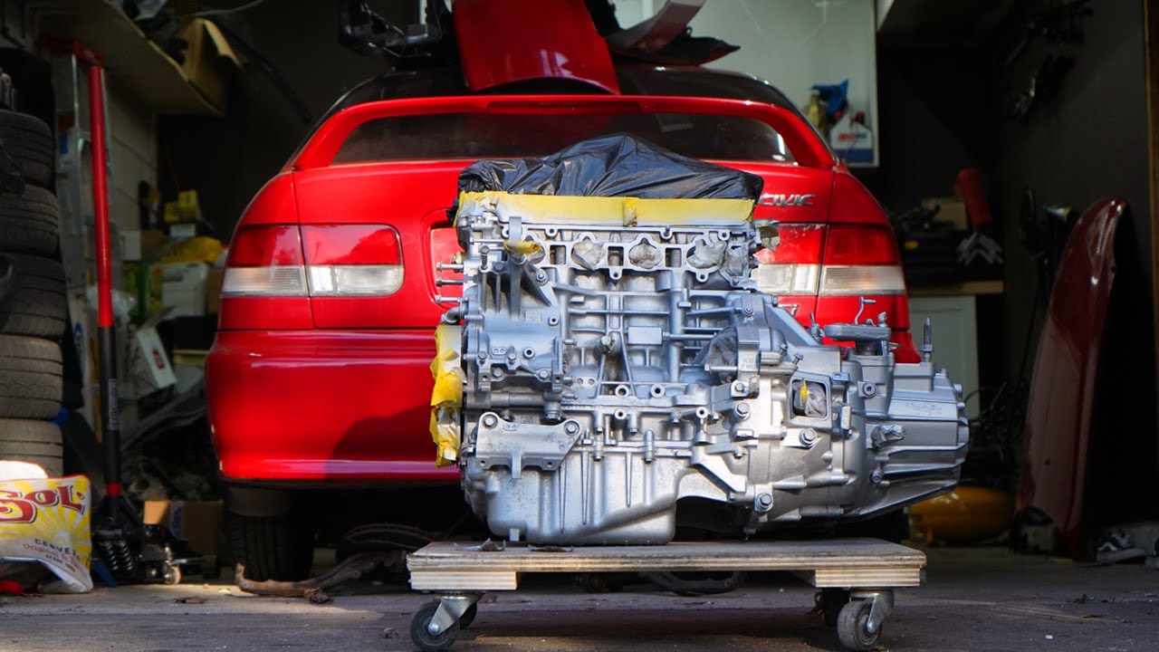 Установил двигатель K20 без подъемника (SKETCHY) EP.6