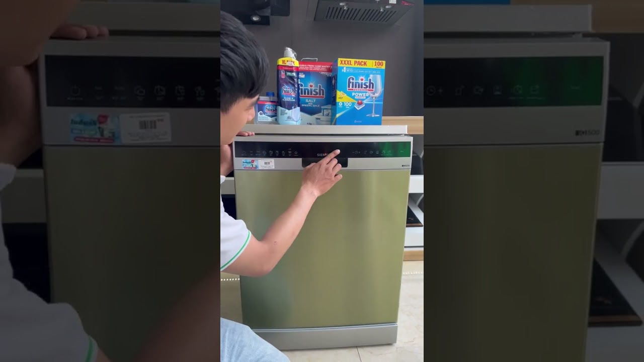 Hướng dẩn nhanh cách sử dụng máy rửa chén SIEMENS SN25ZI49CE
