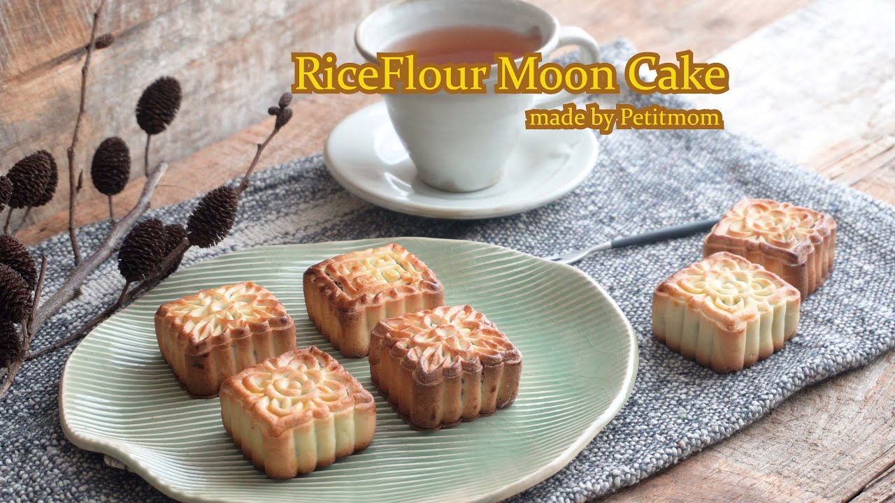 쌀가루베이킹 설날 선물하기 좋은 쌀월병만들기 How to make Riceflour mooncake!