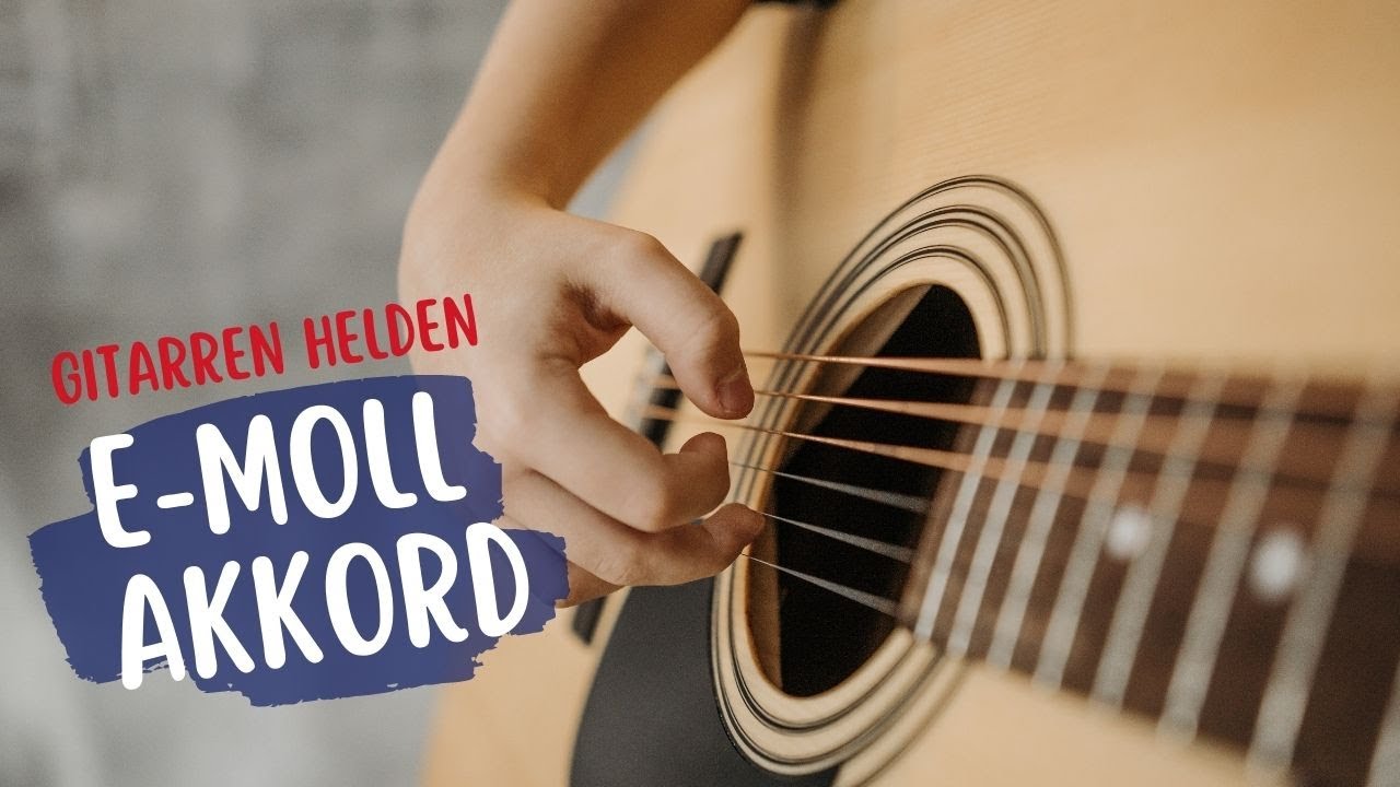 Kinderleicht Gitarre lernen: Erster Akkord E-Moll – Schritt für Schritt für Anfänger