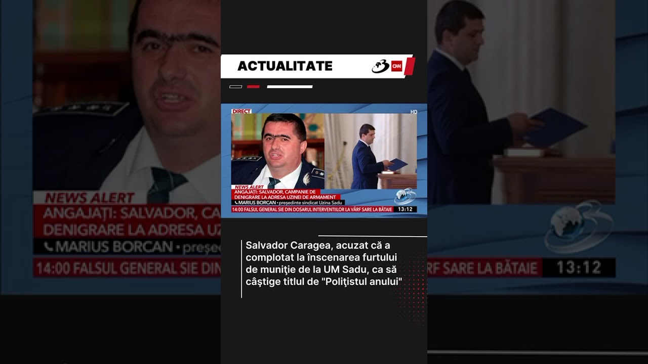 Salvador Caragea, acuzat că a complotat la înscenarea furtului de muniție de la UM Sadu