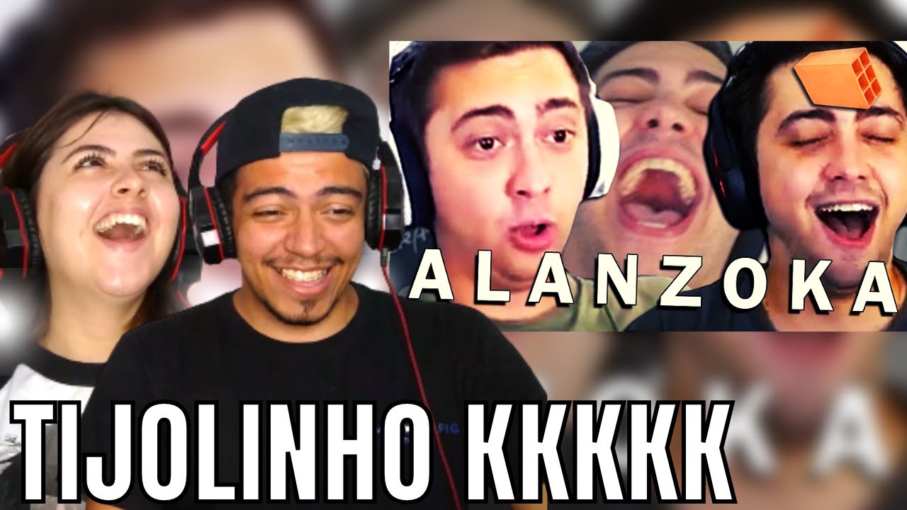 (MUITO ENGRA&Ccedil;ADO 😂) REACT - COISAS QUE ACONTECEM NA LIVE DO ALANZOKA
