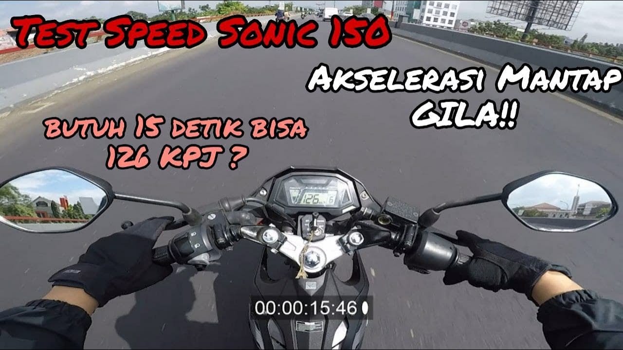 Test drive Honda Sonic 150, Akselerasi MANTAP Tenaganya POLL!!!