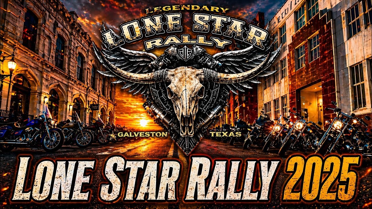 Велосипедный слет Lone Star Rally 2025! 500 000 мотоциклов заполонили Галвестон, и возникли непре...