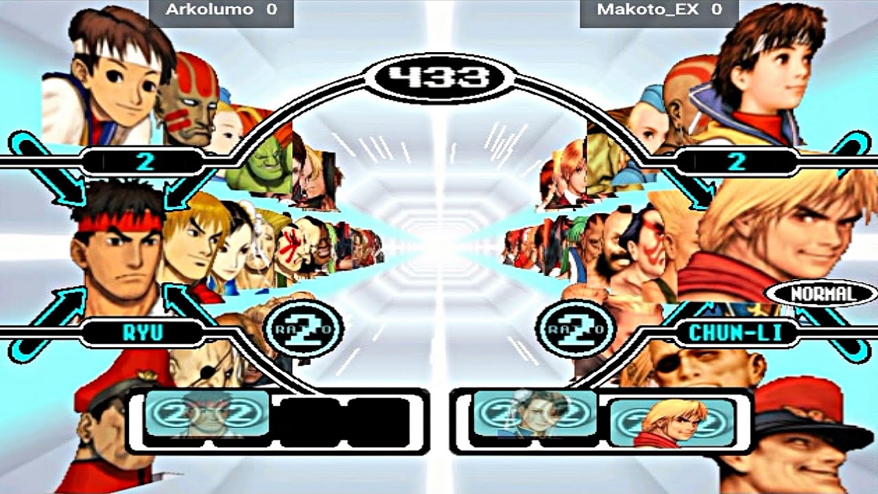 Capcom Vs. SNK Millennium Fight 2000 - Arkolumo vs Makoto_EX