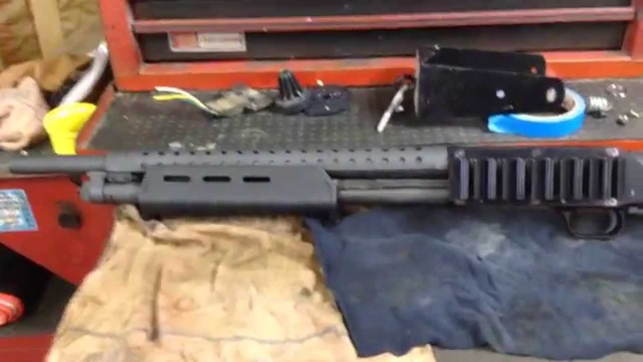 How To: Mossberg 500 MOE forend with factory heatshield