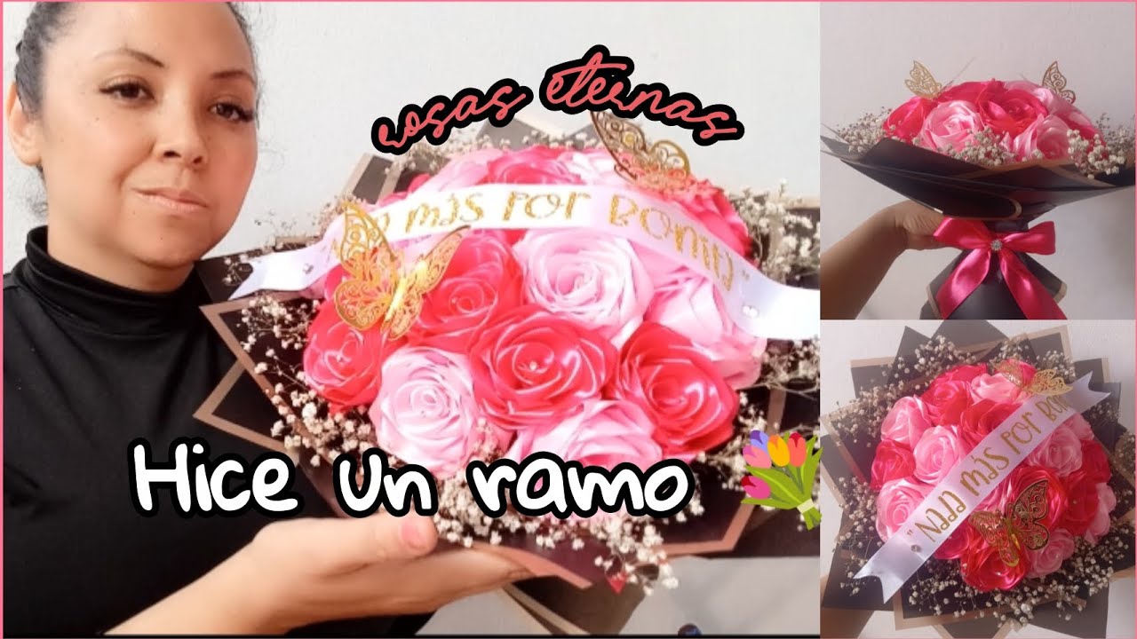 Ramo de rosas eternas 😍💐✨