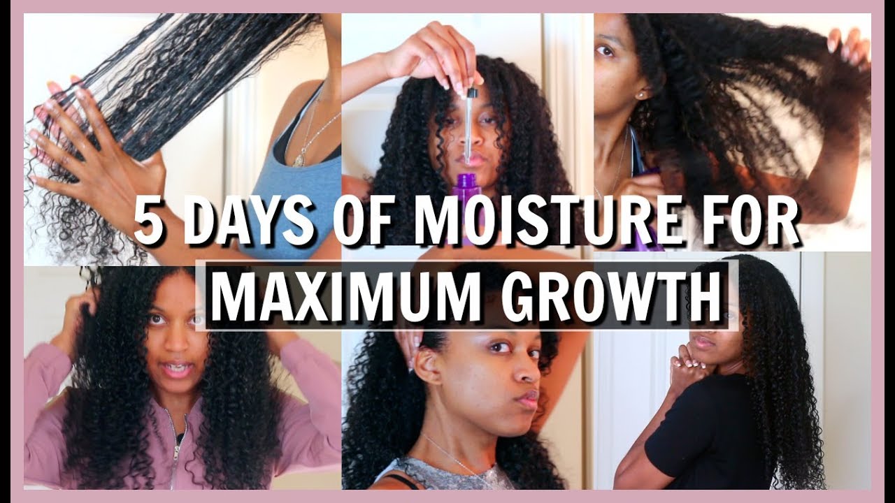 5 Day Moisture Routine for Maximum Growth on Natural Curly Hair