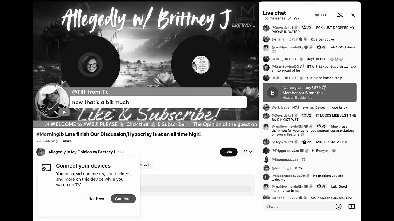 Bj is such a tool! BrandiWine is a big meanie! 😜 part 1