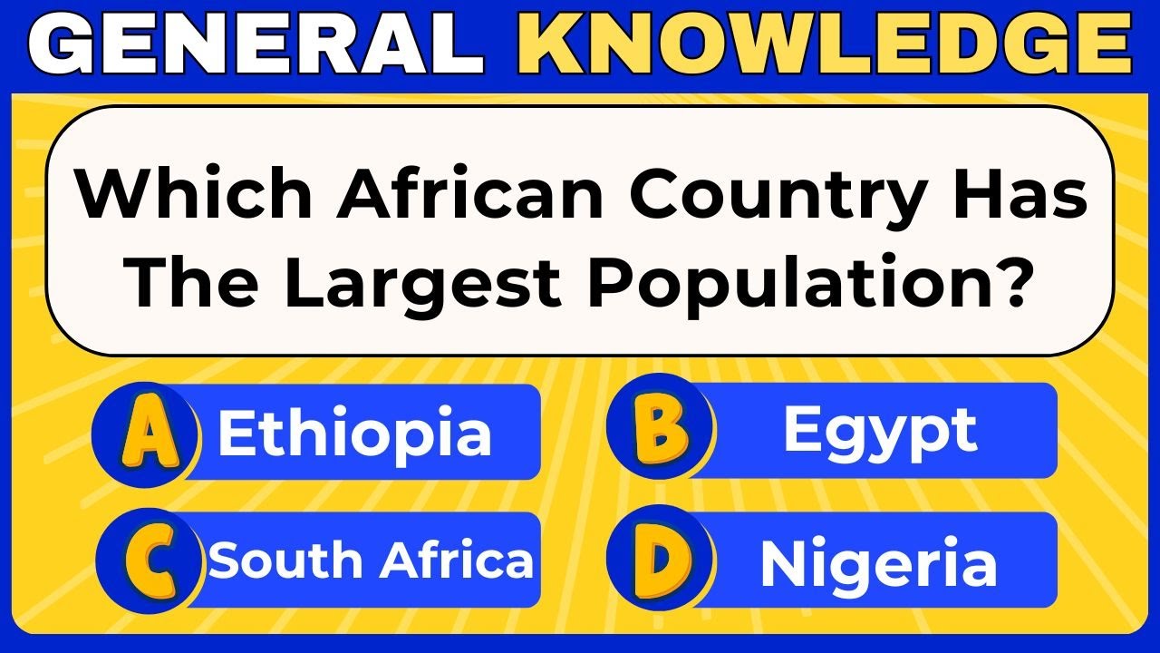 General Knowledge Quiz | 30 Questions Only Smart People Pass 🧠 (Part 20)