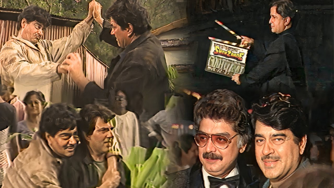 Shehzaade (1989) Grand Muhurat & Action BTS | Dharmendra, Shatrughan Sinha