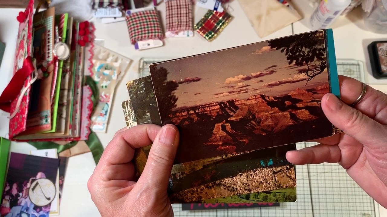 Gayle Mail - December Daily Dec 7 - Altered Book Journal Cards
