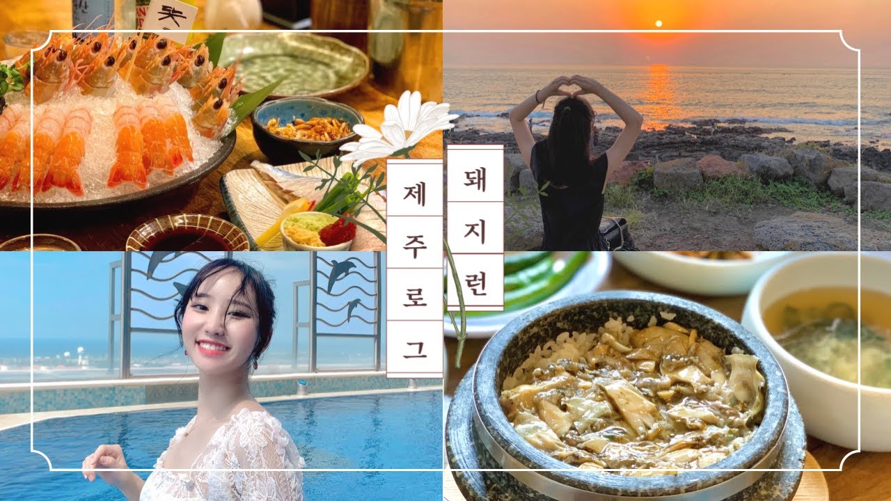 [𝑣𝑙𝑜𝑔] (JMT주의)제주 애월&공항 찐맛집! 돼지런한 2박3일 브이로그 | 슬기로운 휴학생활 | 대우정,랜디스도넛,닻,섬앤썸,한림칼국수,운산식당,롯데시티호텔,산지해장국