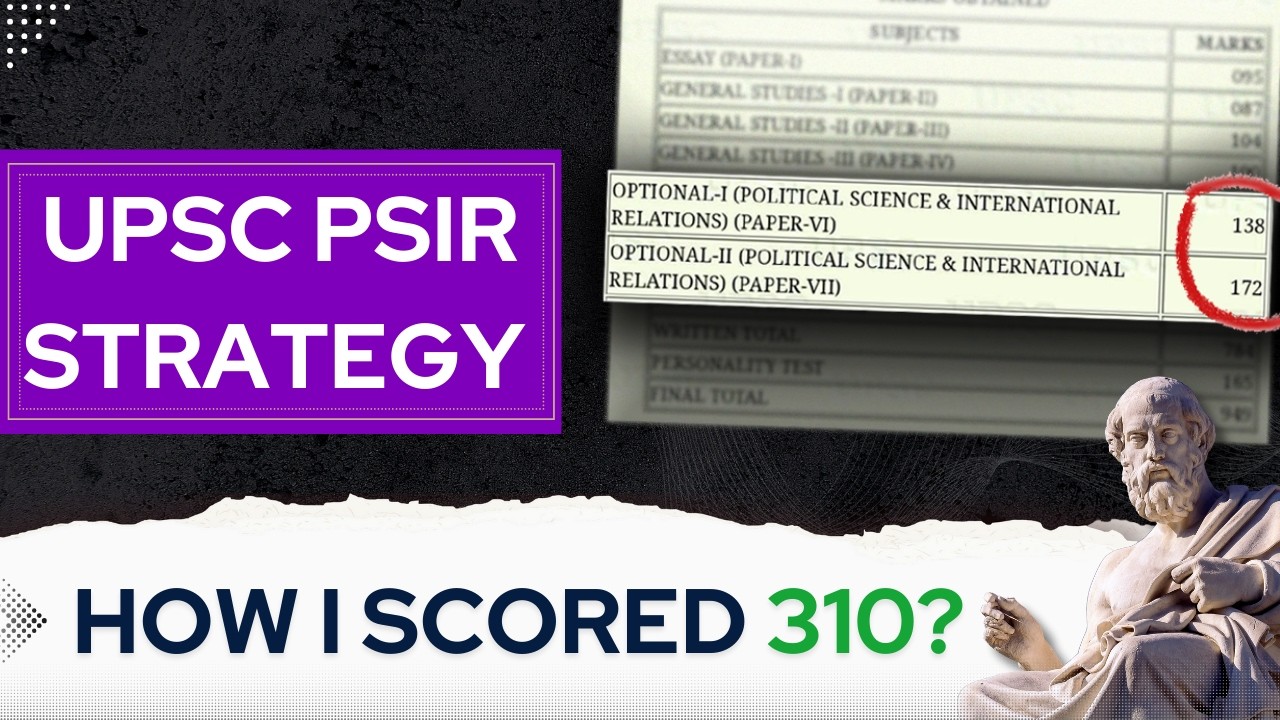 UPSC PSIR Optional Strategy | PSIR Mains Strategy | UPSC Mains | Paras Chitkara #upsc #psir