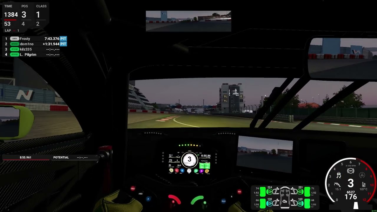 Slow Night Online Run, Nurburgring 24H, Aston Martin Vantage GT3 Evo, Automobilista 2