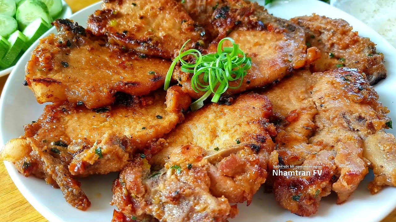 Bí quyết SƯỜN CỐT LẾT RAM mềm ngon không bị khô cứng cực dễ ai cũng làm được |Nhamtran FV