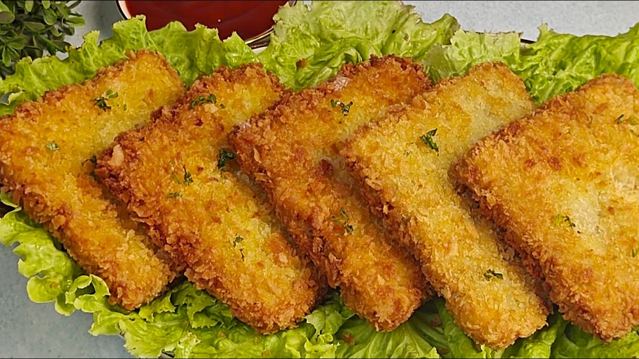 Cheesy Crispy Chicken Pockets | Chiclken Snack Recipes | Make and Store Chicken Snack Recipe