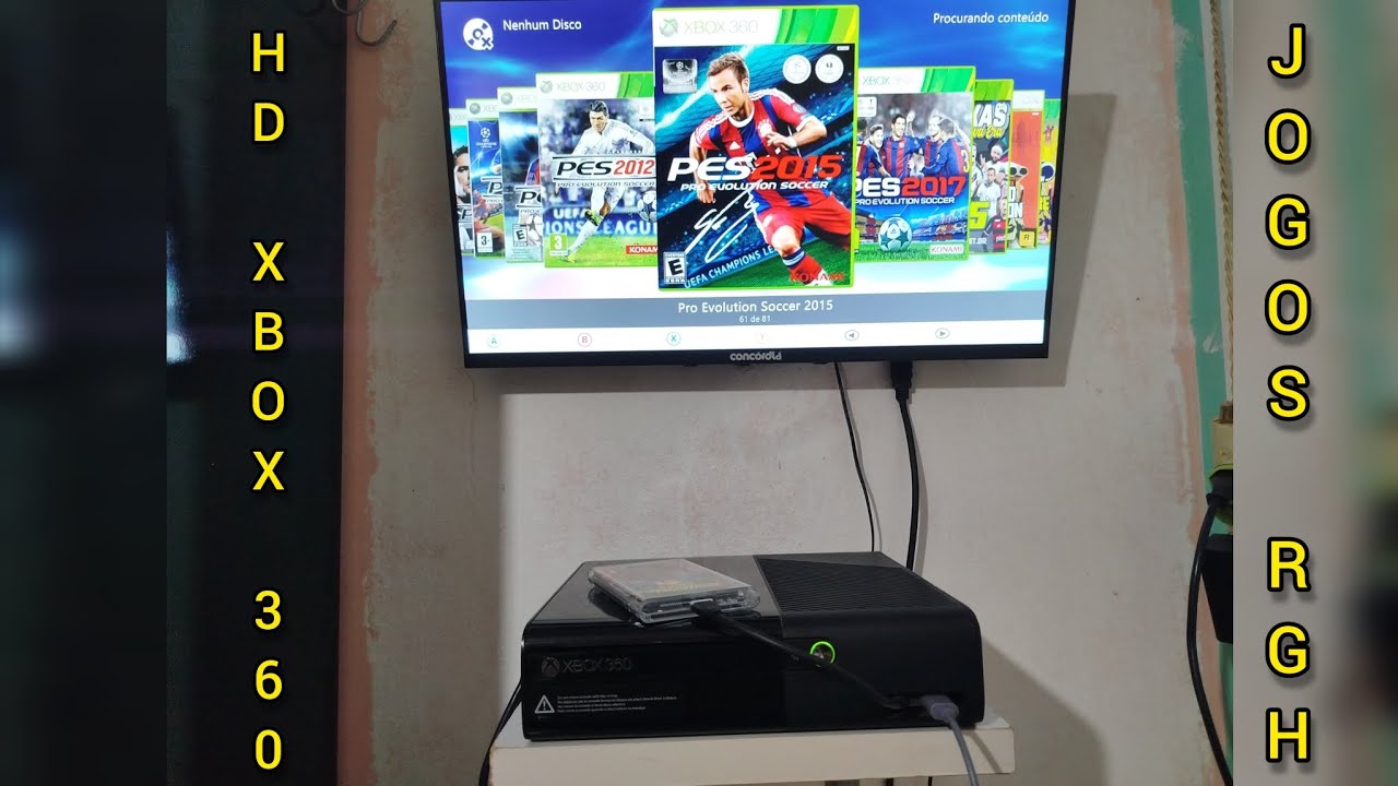 HD XBOX 360 LOTADO DE JOGO / EXPLOIT RGH