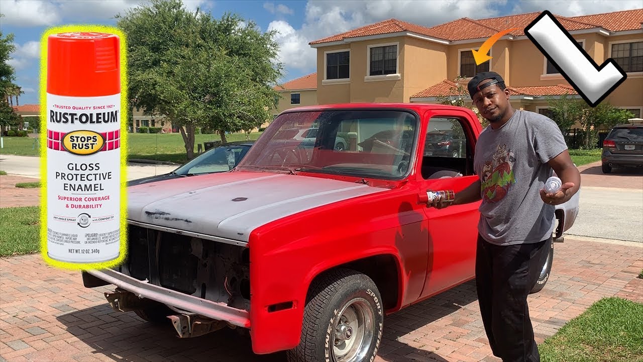 I Painted My Truck With Rustoleum Spray Paint and I Think I RUINED IT!!!