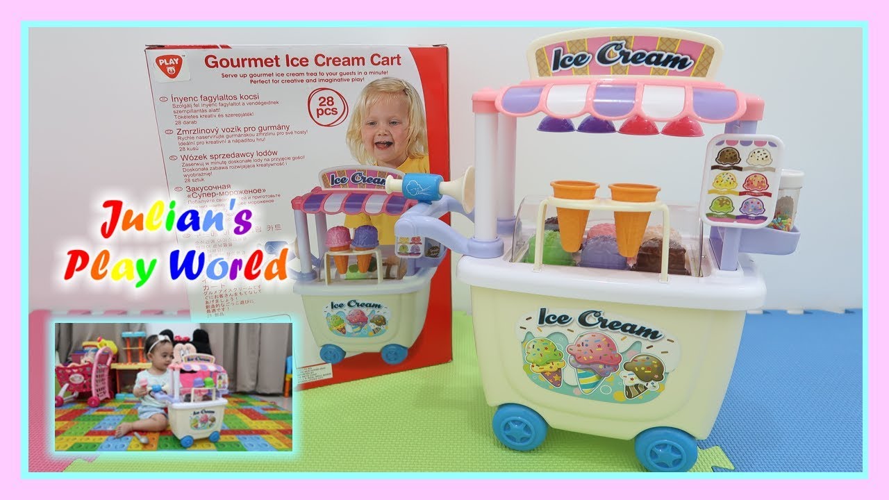 Gourmet Ice Cream Cart Unboxing | Play and Learn Colors