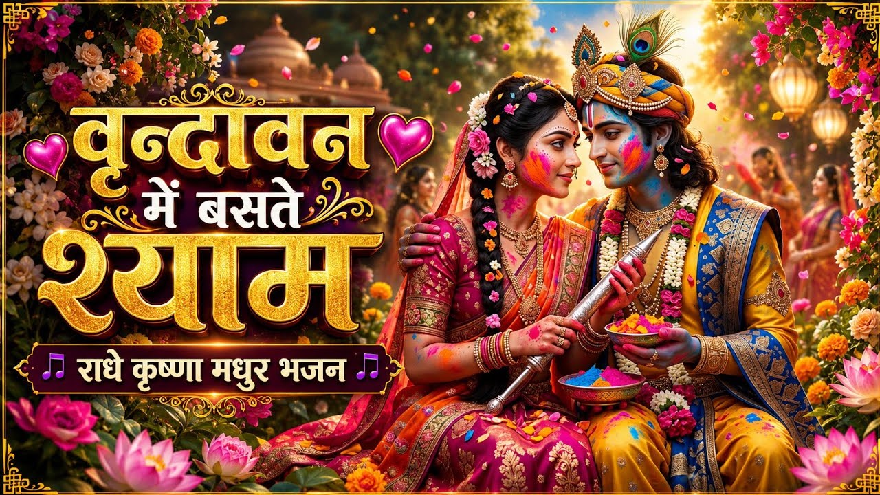 Vrindavan Me Baste Shyam | Krishna Bhajan | Radha Krishna Song | Bhakti Song 2026 | Full Bhajan HD