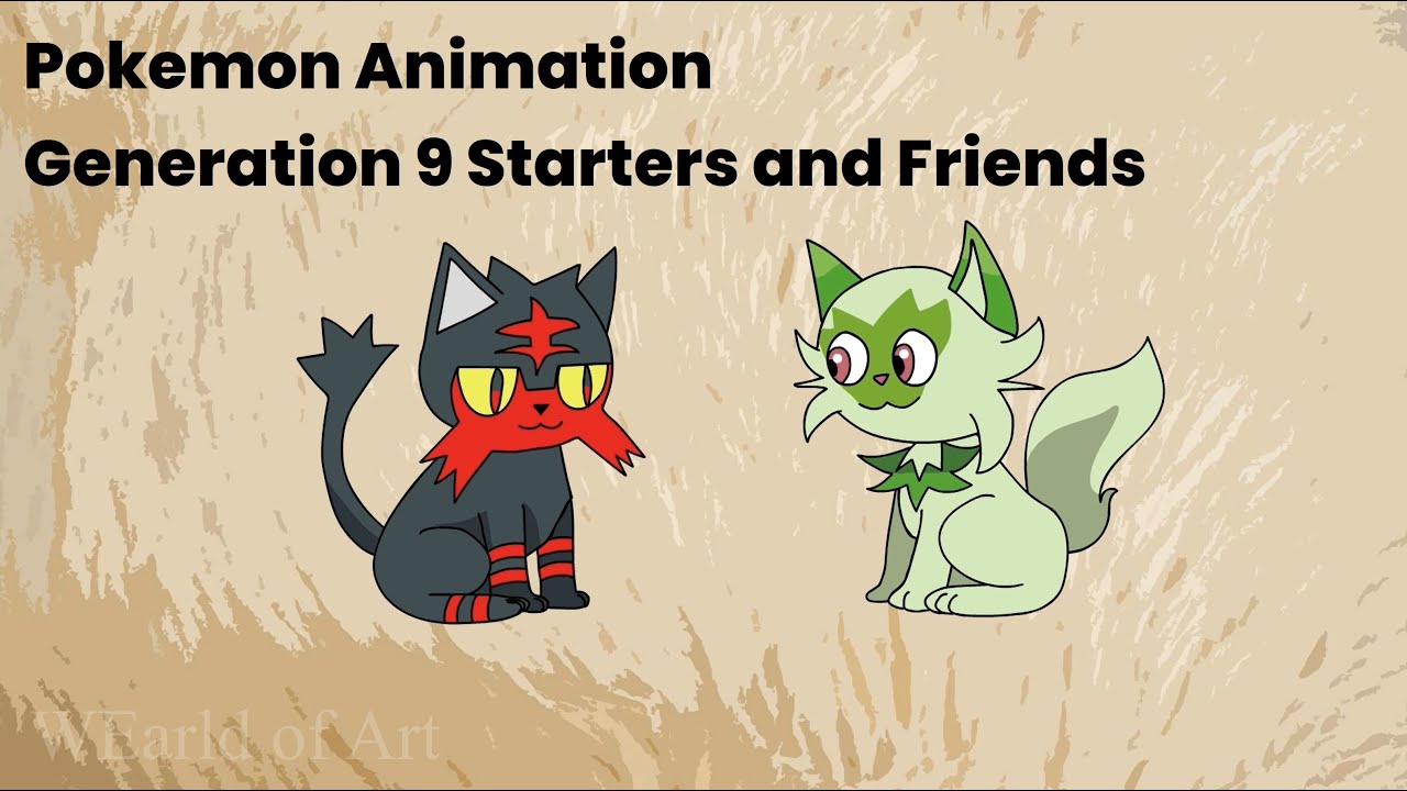 [Pokémon Scarlet & Violet] Gen 9 Starters and Friends