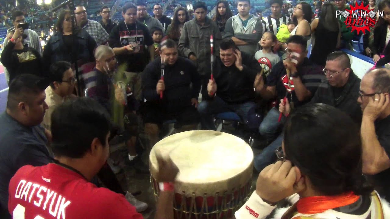 Northern Cree Singers Honour Song @ FSIN Powwow 2015