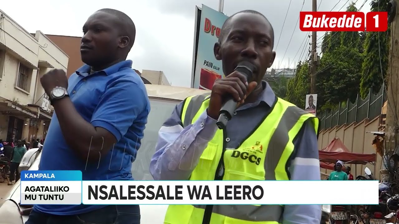 Ttuntu   Okuggya abatembeeyi ku nguudo zomu Kampala  Nsalesale wa leero  Basiibye bakozesa ebizindaa