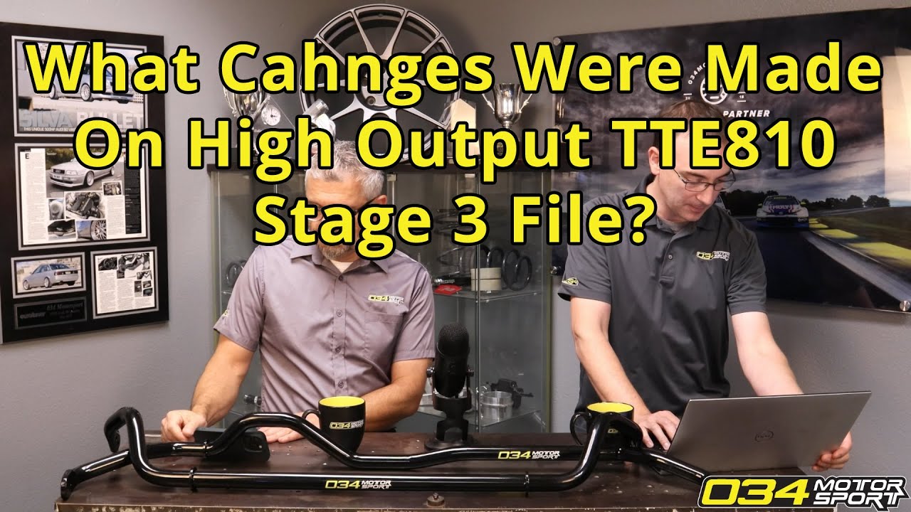 Any Drivability Changes With The New Stage 3+ High Output TTE810 Files? | 034Motorsport FAQ