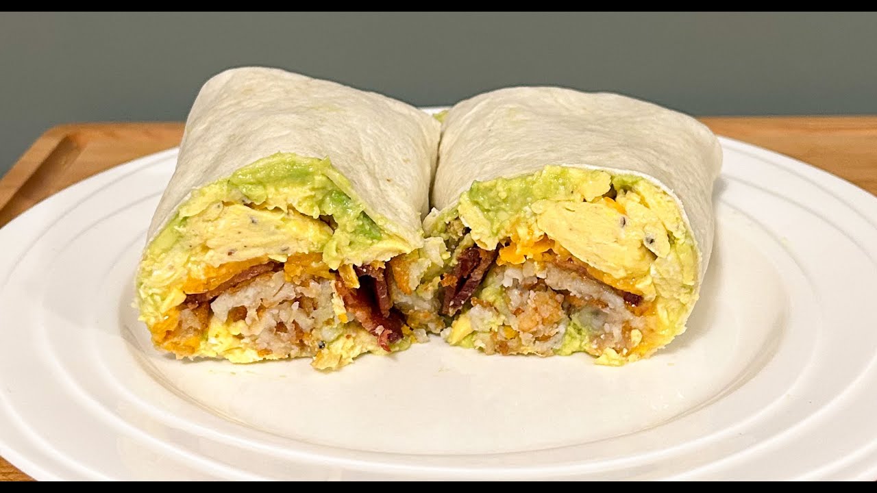 Egg and Bacon Breakfast Wraps