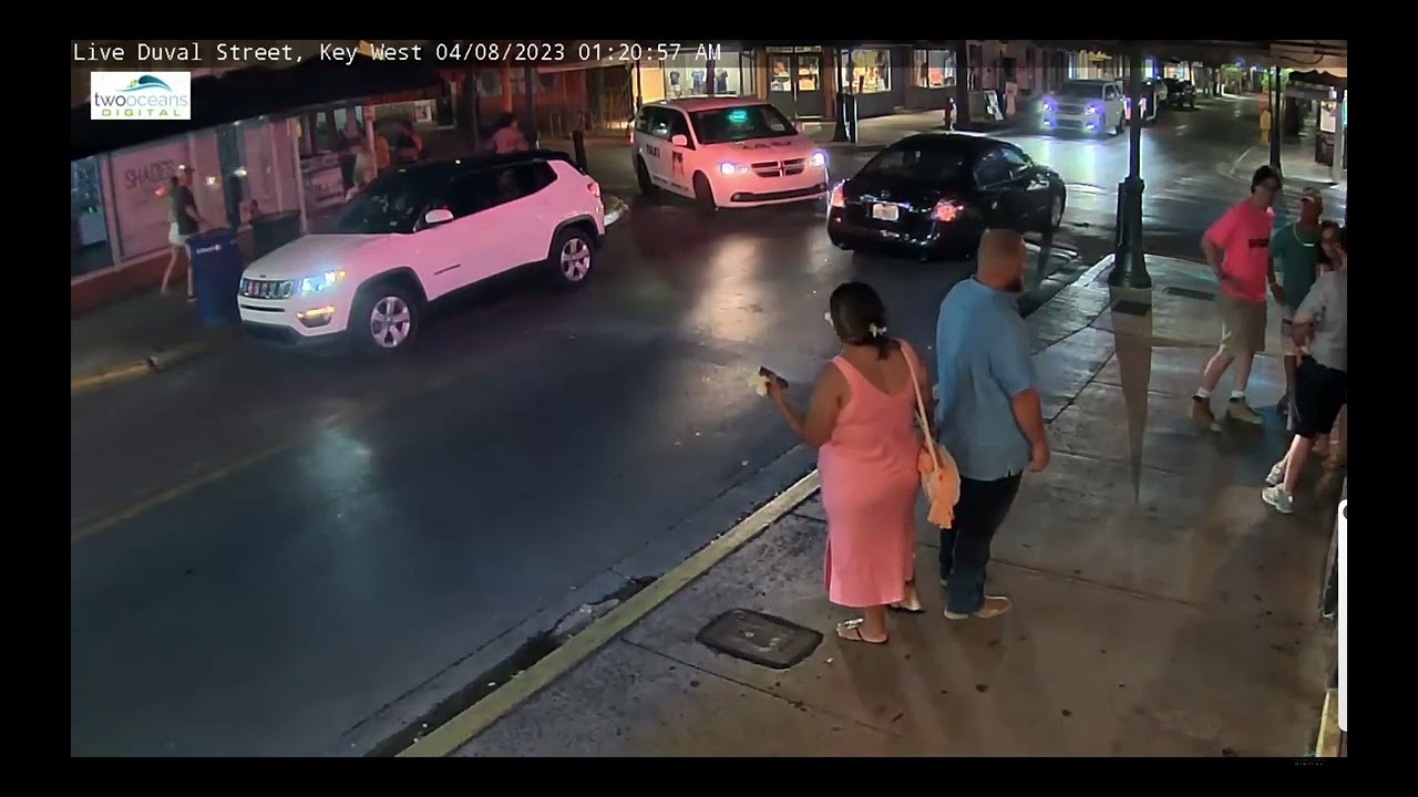 a lot of words exchanged. Another interesting key west street scene