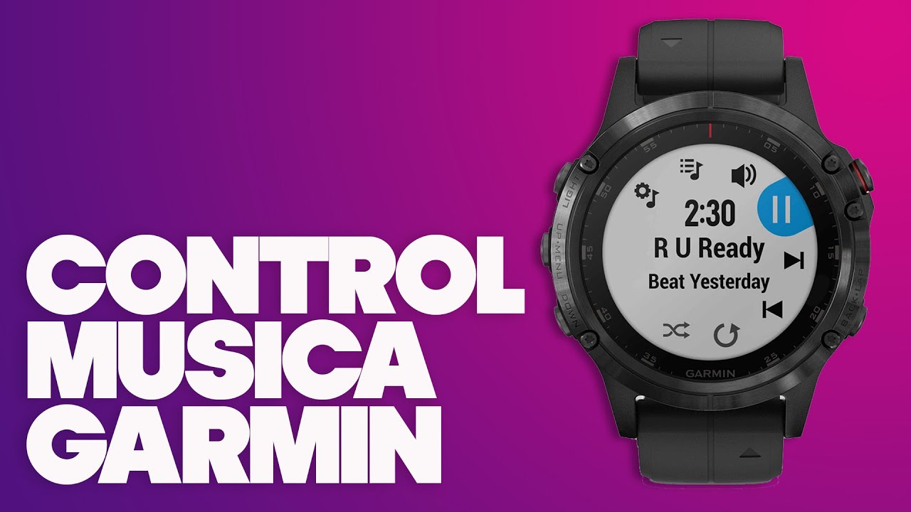 CONTROLES de MUSICA y VOLUMEN en RELOJES GARMIN | BeFinisher