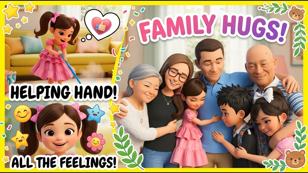 Sparkly Clean, Healthy Me - Feeling - Family Hugs
