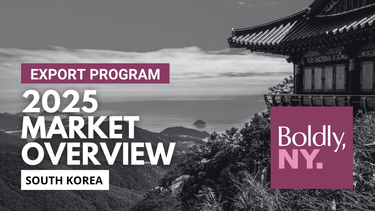 2025 New York Wines Export Program Market Overview: South Korea