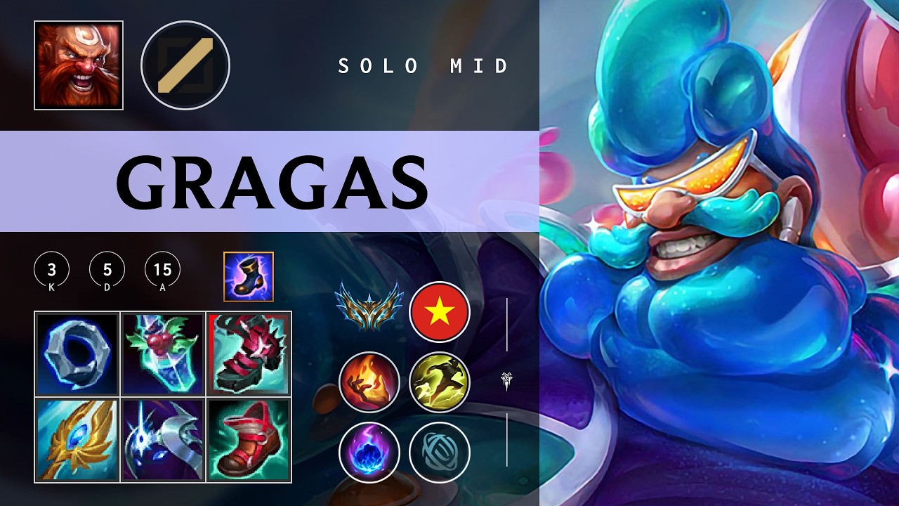 Gragas Mid vs Aurora - VN Challenger Patch 26.04