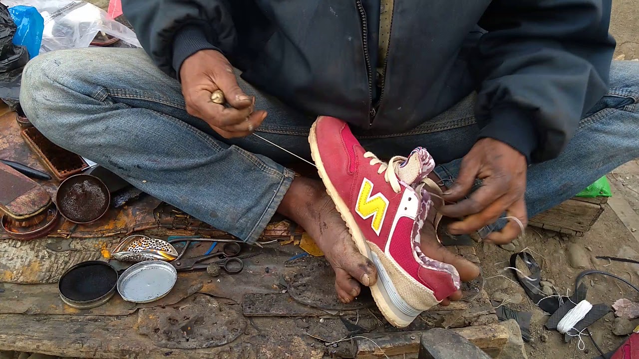 Shoes Stitching by hand