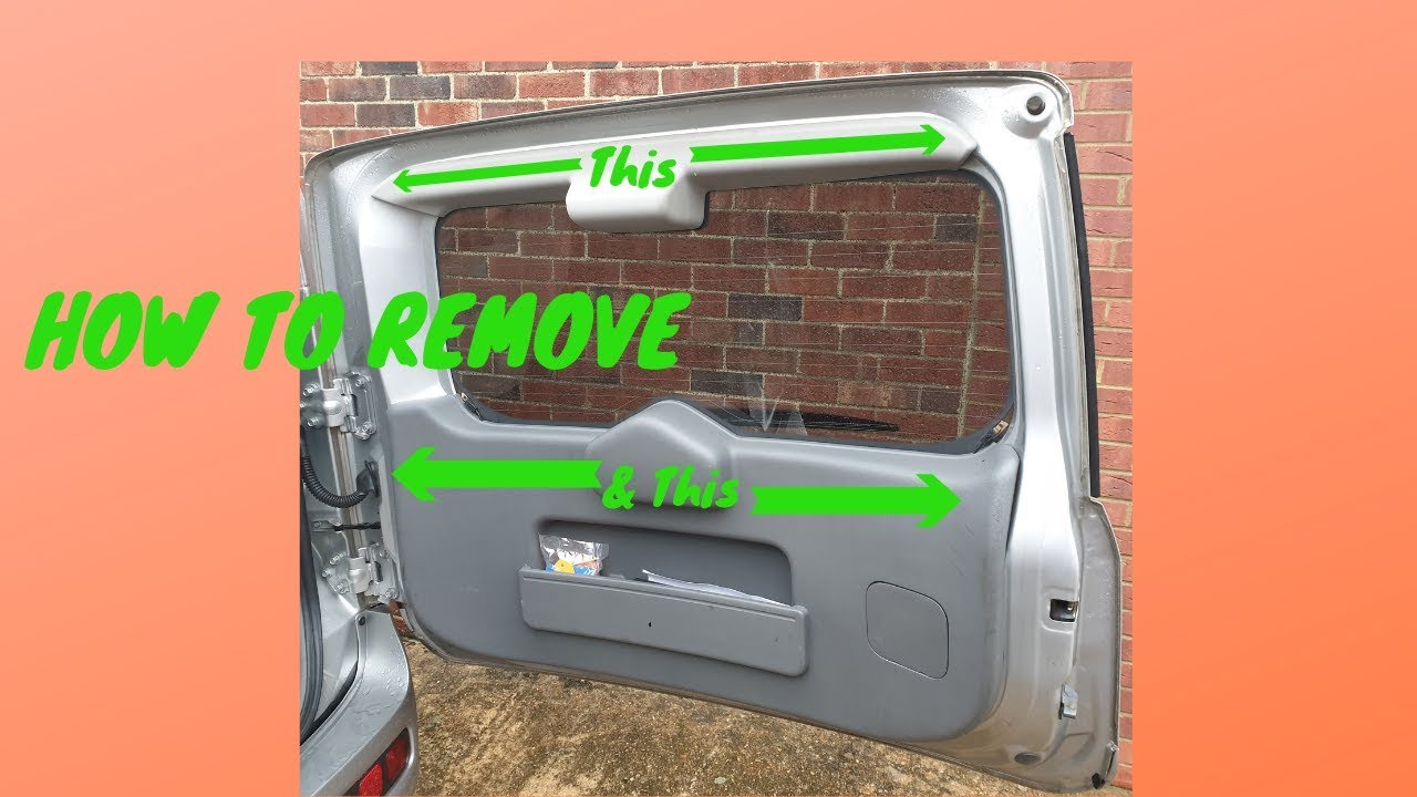 How to Remove Tailgate Trim - Nissan Cube