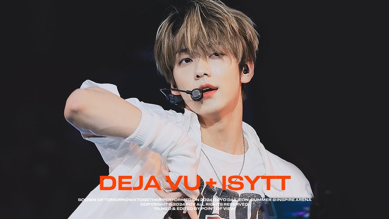 [4K] 240721 SBS 가요대전: Summer 투모로우바이투게더 수빈 'Deja Vu + 내일에서 기다릴게 (Summer Ver.)' 직캠 | TXT SOOBIN focus
